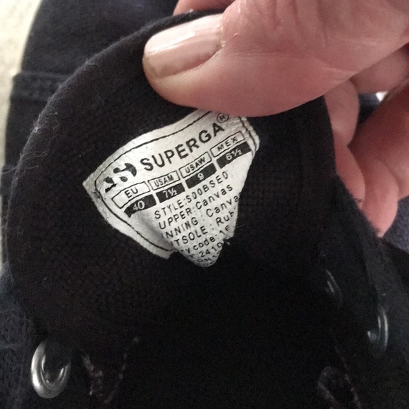 ❤️Closet Closing Sale! ❤️LIKE NEW! Superga canvas sneakers - Picture 5 of 6